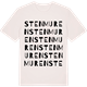 Vintage White t-shirt med Stenmuren ordlek t-shirt