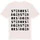 Vintage White t-shirt med Stenorsängen ordlek t-shirt