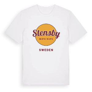 Stensby cirkel t-shirt – ekologisk bomull t-shirt från PinShirt