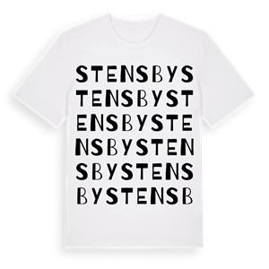 Stensby ordlek t-shirt – ekologisk bomull t-shirt från Pinshirt