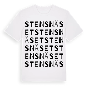 Stensnäset ordlek t-shirt – ekologisk bomull t-shirt från PinShirt