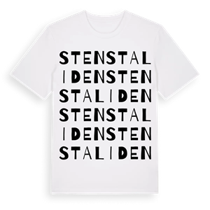 Stenstaliden ordlek t-shirt – ekologisk bomull t-shirt från Pinshirt