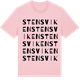 Pink Cotton t-shirt med Stensviken ordlek t-shirt