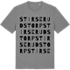 Mid Heather Gray t-shirt med Stirserudstorp ordlek t-shirt