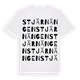 Stjärnängen ordlek t-shirt