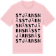 Pink Cotton t-shirt med Stjärnsnäs ordlek t-shirt