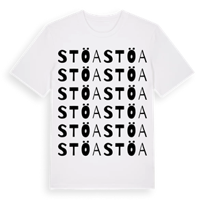 Stöa ordlek t-shirt – ekologisk bomull t-shirt från Pinshirt