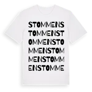 Stommen ordlek t-shirt – ekologisk bomull t-shirt från Pinshirt