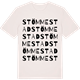 Vintage White t-shirt med Stömmestad ordlek t-shirt