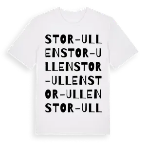 Stor-Ullen ordlek t-shirt – ekologisk bomull t-shirt från Pinshirt