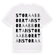 Stora Abborrtan ordlek t-shirt