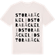 Vintage White t-shirt med Stora Bäckelid ordlek t-shirt