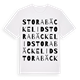 Stora Bäckelid ordlek t-shirt