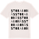Vintage White t-shirt med Stora Bonäs ordlek t-shirt