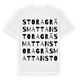 Stora gräsmattan ordlek t-shirt