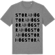 Mid Heather Gray t-shirt med Stora Hög ordlek t-shirt