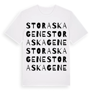 Stora Skagene ordlek t-shirt – ekologisk bomull t-shirt från PinShirt