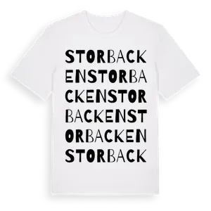 Storbacken ordlek t-shirt – ekologisk bomull t-shirt från Pinshirt