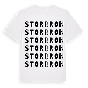 Storbron ordlek t-shirt – ekologisk bomull t-shirt från PinShirt