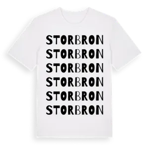 Storbron ordlek t-shirt – ekologisk bomull t-shirt från Pinshirt