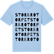 Blue Soul t-shirt med Storbrotorpet ordlek t-shirt