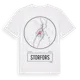 White t-shirt med Storfors t-shirt