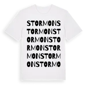 Stormon ordlek t-shirt – ekologisk bomull t-shirt från Pinshirt