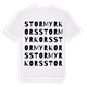 Stormyrkors ordlek t-shirt