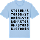 Blue Soul t-shirt med Storöna ordlek t-shirt