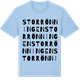 Blue Soul t-shirt med Storrönningen ordlek t-shirt