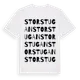 White t-shirt med Storstugan ordlek t-shirt