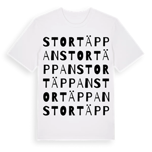 Stortäppan ordlek t-shirt – ekologisk bomull t-shirt från PinShirt