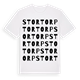 White t-shirt med Stortorp ordlek t-shirt