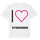 Jag älskar Storudden t-shirt stort tryck