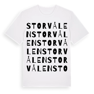 Storvålen ordlek t-shirt – ekologisk bomull t-shirt från PinShirt