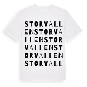 Storvallen ordlek t-shirt – ekologisk bomull t-shirt från PinShirt