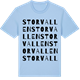 Blue Soul t-shirt med Storvallen ordlek t-shirt