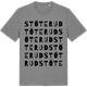Mid Heather Gray t-shirt med Stöterud ordlek t-shirt