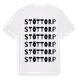 White t-shirt med Stöttorp ordlek t-shirt