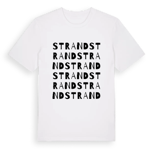 Strand ordlek t-shirt – ekologisk bomull t-shirt från PinShirt
