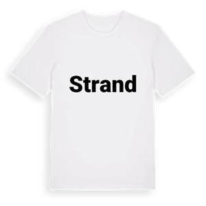 Strand fetstil t-shirt – ekologisk bomull t-shirt från PinShirt