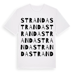 Stranda ordlek t-shirt – ekologisk bomull t-shirt från PinShirt