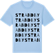 Blue Soul t-shirt med Strandby ordlek t-shirt