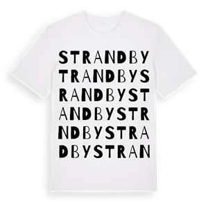 Strandby ordlek t-shirt – ekologisk bomull t-shirt från PinShirt