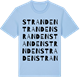 Blue Soul t-shirt med Stranden ordlek t-shirt