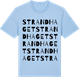 Blue Soul t-shirt med Strandhaget ordlek t-shirt