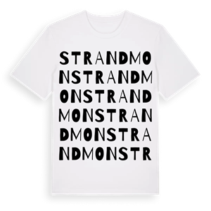 Strandmon ordlek t-shirt – ekologisk bomull t-shirt från Pinshirt