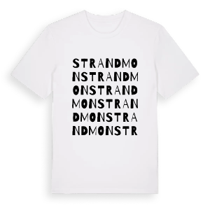 Strandmon ordlek t-shirt – ekologisk bomull t-shirt från PinShirt