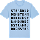 Blue Soul t-shirt med Strandudden ordlek t-shirt