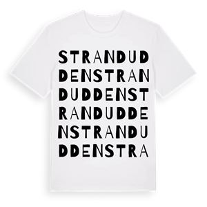 Strandudden ordlek t-shirt – ekologisk bomull t-shirt från PinShirt